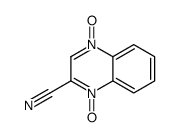 1-oxido-4-oxoquinoxalin-4-ium-2-carbonitrile结构式