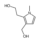 2-[3-(hydroxymethyl)-1-methylpyrrol-2-yl]ethanol结构式
