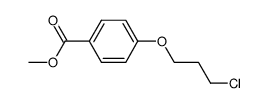 4-(3-chloropropoxy)benzoic acid methyl ester结构式