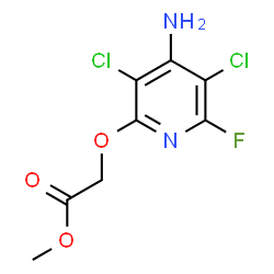 Acetic acid, (4-amino-3,5-dichloro-6-fluoro-2-pyridinyl)oxy-, methyl ester图片