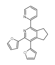 3,4-DI(FURAN-2-YL)-1-(PYRIDIN-2-YL)-6,7-DIHYDRO-5H-CYCLOPENTA[C]PYRIDINE Structure