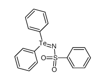 N-(diphenyl-l4-tellanylidene)benzenesulfonamide Structure