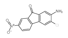 2-amino-3-chloro-7-nitro-fluoren-9-one structure