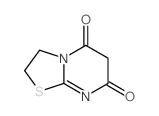 5H-Thiazolo[3,2-a]pyrimidine-5,7(6H)-dione,2,3-dihydro- Structure