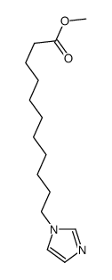 methyl 11-imidazol-1-ylundecanoate结构式