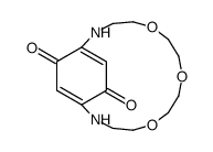 5,8,11-trioxa-2,14-diazabicyclo[13.2.2]nonadeca-1(18),15-diene-17,19-dione结构式