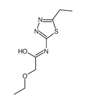 Acetamide, 2-ethoxy-N-(5-ethyl-1,3,4-thiadiazol-2-yl)- (9CI) structure