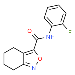 2,1-Benzisoxazole-3-carboxamide,N-(2-fluorophenyl)-4,5,6,7-tetrahydro-(9CI)结构式