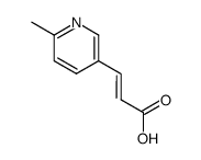 3-(6-Methyl-3-pyridyl)propenic acid Structure