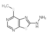 Thiazolo[5,4-d]pyrimidine,2-hydrazinyl-7-(methylthio)-结构式