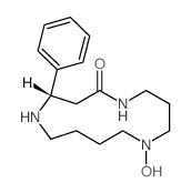 (2S)-9-hydroxy-2-phenyl-1,5,9-triazacyclotridecan-4-one Structure