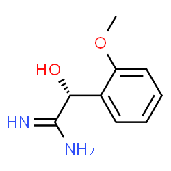 Benzeneethanimidamide, alpha-hydroxy-2-methoxy-, (alphaR)- (9CI)结构式