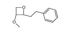 (2S,3R)-3-methoxy-2-(2-phenylethyl)oxetane Structure