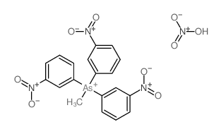 dihydroxy-oxo-azanium; methyl-tris(3-nitrophenyl)arsanium picture