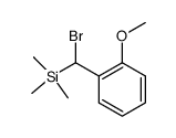 α-Bromo(o-methoxybenzyl)trimethylsilane Structure