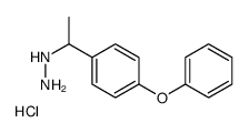 [1-(4-phenoxyphenyl)ethylamino]azanium,chloride Structure
