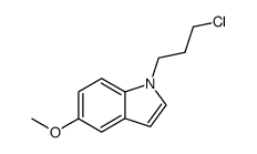 1-(3-chloropropyl)-5-methoxy-1H-indole Structure