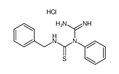 1-amidino-3-benzyl-1-phenylthiourea hydrochloride Structure