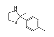 2-Methyl-2-(p-tolyl)thiazolidine结构式
