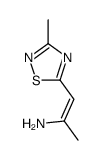 1-(3-methyl-1,2,4-thiadiazol-5-yl)prop-1-en-2-amine Structure