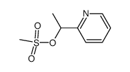 1-(pyridin-2-yl)ethyl methanesulfonate Structure