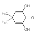 2,6-dihydroxy-4,4-dimethyl-cyclohexa-2,5-dien-1-one结构式