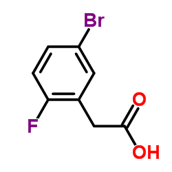 3-溴-2-氟苯乙酸结构式