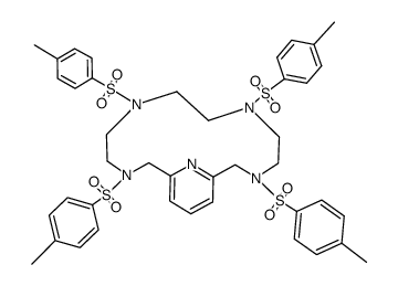 N-Tetratosyl-3,6,9,12,18-pentaazabicyclo(12.3.1)heptadeca-1(18),14,16-trien Structure