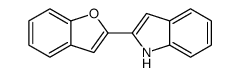 2-(1-benzofuran-2-yl)-1H-indole结构式