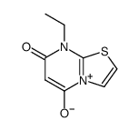 anhydro(8-ethyl-5-hydroxy-7-oxothiazolo[3,2-a]pyrimidinium hydroxide)结构式