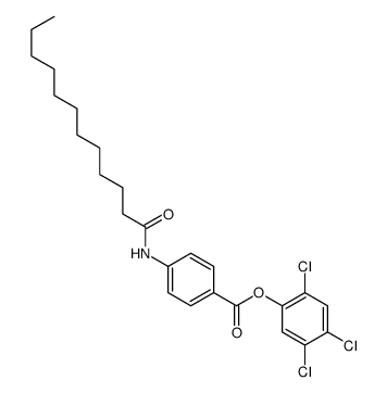 (2,4,5-trichlorophenyl) 4-(dodecanoylamino)benzoate Structure