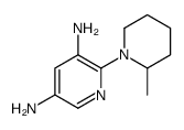 3,5-Pyridinediamine,2-(2-methyl-1-piperidinyl)-(9CI) Structure