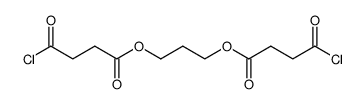 3-Chlorocarbonyl-propionic acid 3-(3-chlorocarbonyl-propionyloxy)-propyl ester结构式