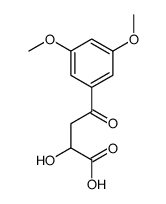 4-(3,5-Dimethoxyphenyl)-4-oxo-2-hydroxybutanoic acid结构式