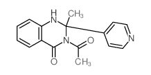 3-acetyl-2-methyl-2-pyridin-4-yl-1H-quinazolin-4-one picture