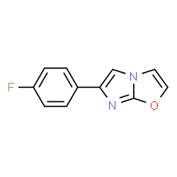 6-(4-FLUORO-PHENYL)-IMIDAZO[2,1-B]OXAZOLE结构式