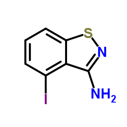 4-Iodo-1,2-benzothiazol-3-amine结构式