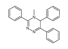 4-methyl-3,5,6-triphenyl-4,5-dihydro-1,2,4-triazine Structure
