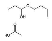 acetic acid,1-butoxypropan-1-ol结构式