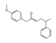 N-[(4-methoxyphenyl)methyl]-3-phenylbutan-1-imine oxide结构式