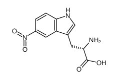 (S)-5-nitrotryptophan结构式