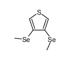 3,4-bis(methylselanyl)thiophene Structure