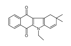 5-ethyl-2,2-dimethyl-1H-benzo[b]carbazole-6,11-dione Structure