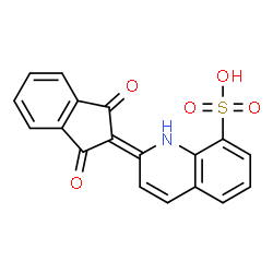 8-Quinolinesulfonic acid,2-(1,3-dihydro-1,3-dioxo-2H-inden-2-ylidene)-1,2-dihydro- (9CI) picture