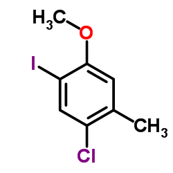 1-Chloro-5-iodo-4-methoxy-2-methylbenzene Structure