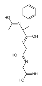 (2S)-2-acetamido-N-[2-[(2-amino-2-oxoethyl)amino]-2-oxoethyl]-3-phenylpropanamide Structure