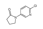 1-(6-chloropyridin-3-yl)pyrrolidin-2-one结构式