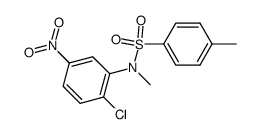 toluene-4-sulfonic acid-(2-chloro-N-methyl-5-nitro-anilide)结构式