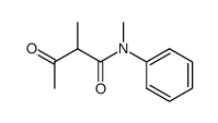 2-methyl-acetoacetic acid-(N-methyl-anilide)结构式