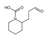 1-Piperidinecarboxylic acid,2-(2-formylethyl)- (4CI)结构式